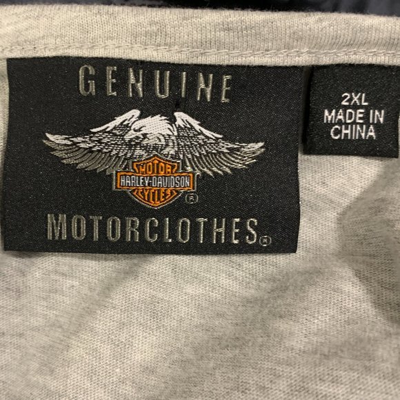 Harley Davidson Black Mesh Layered Tank Top - Picture 6 of 8